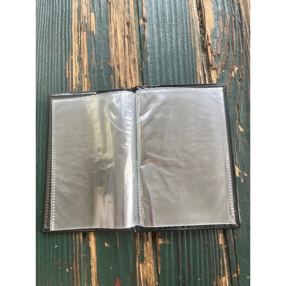 Brown Crocodile Embossed‎ Photo Album Card Holder Slim Organizer 2172